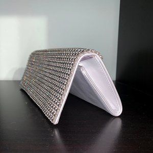 Classic Foldover Swarovski Crystal Clutch